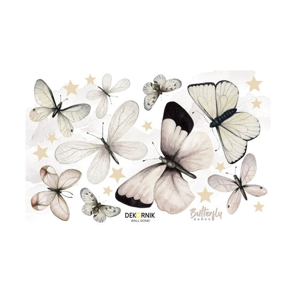 Gyerek falmatrica pillangó motívummal, 110 x 70 cm - Dekornik