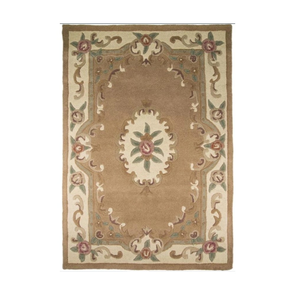 Aubusson bézs gyapjú szőnyeg, 150 x 240 cm - flair rugs