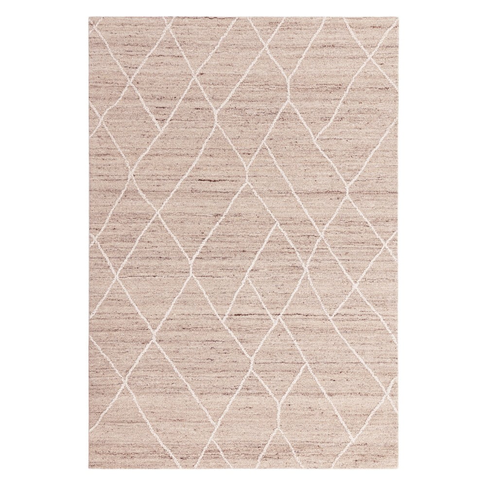 Bézs gyapjú szőnyeg 160x230 cm noah – asiatic carpets