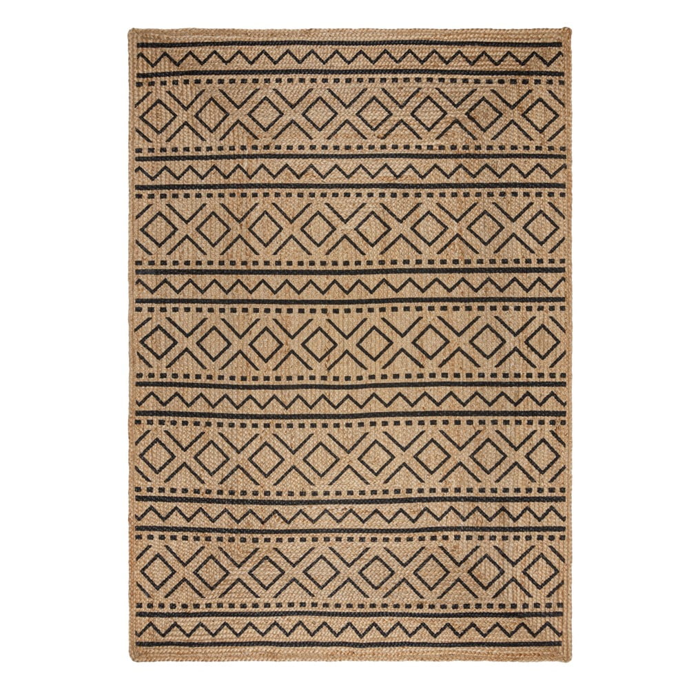 Natúr színű juta szőnyeg 120x170 cm luis – flair rugs