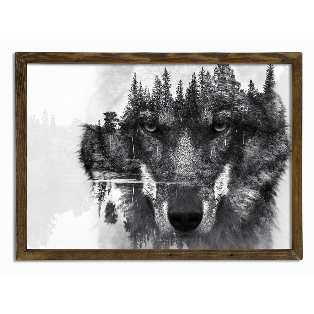 Husky fali kép, 70 x 50 cm