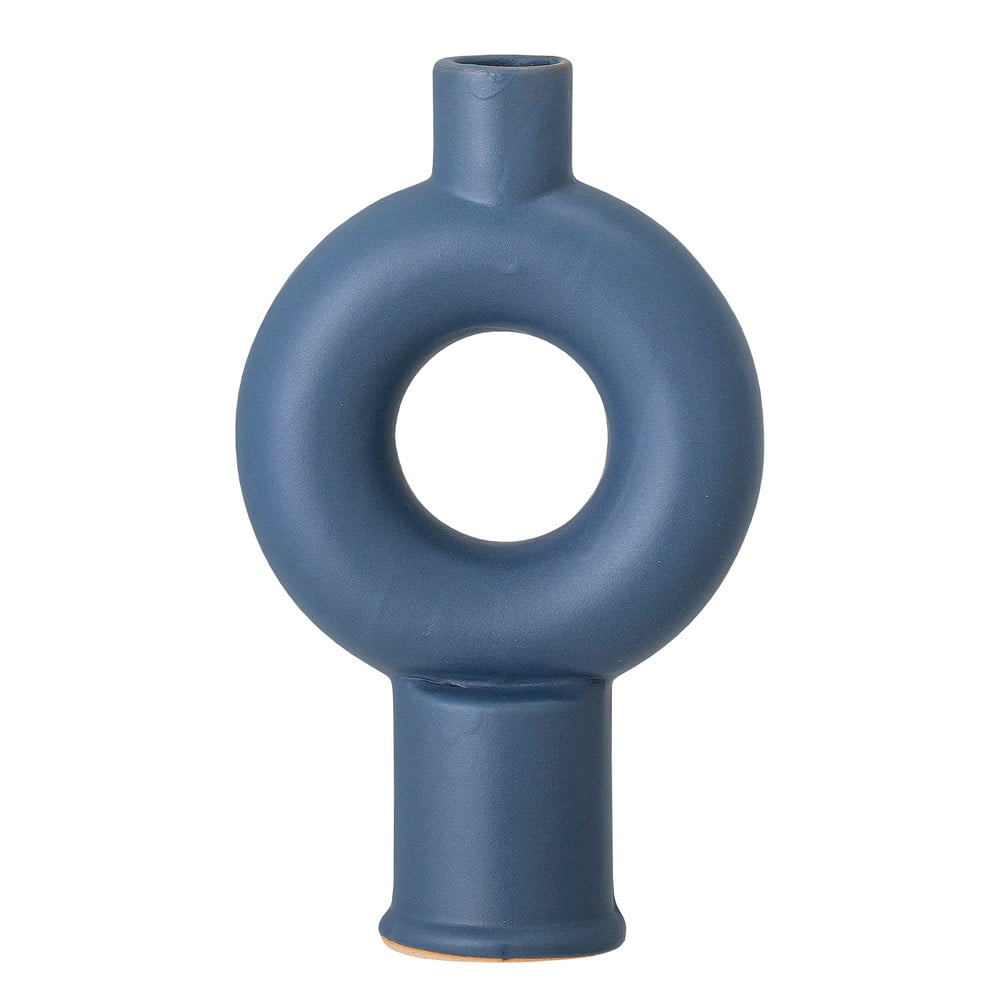 Dardo kék agyagkerámia váza, magasság 20 cm - Bloomingville