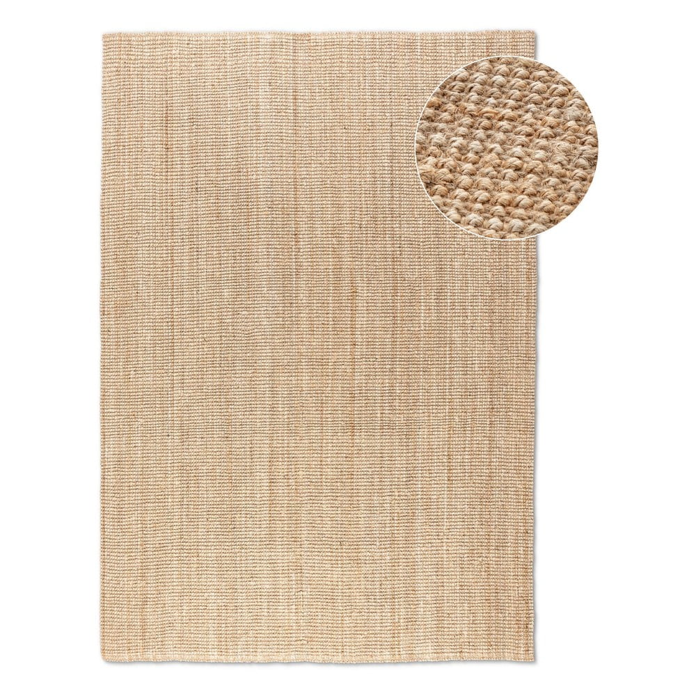 Natúr színű juta szőnyeg 120x170 cm Bouclé – Hanse Home