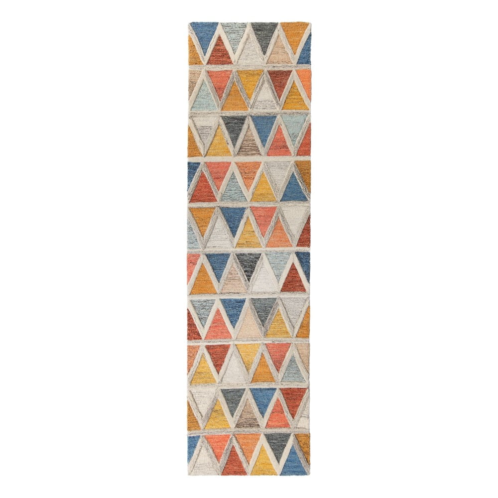 Gyapjú szőnyeg 60x225 cm moretz – flair rugs