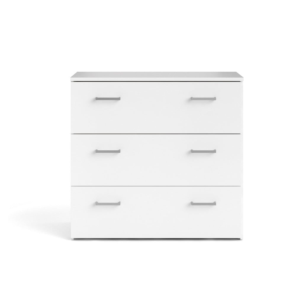 Fehér alacsony komód 74x70 cm Space – Tvilum