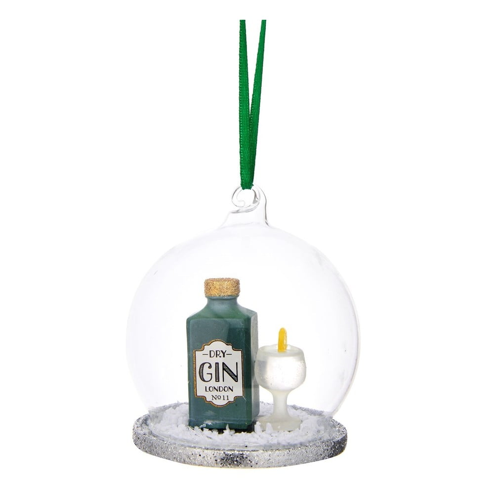 Üveg karácsonyfadísz Gin & Tonic – Sass & Belle