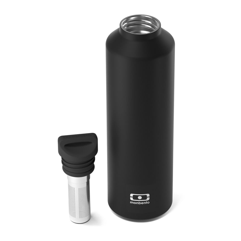 Steel fekete termosz - Monbento