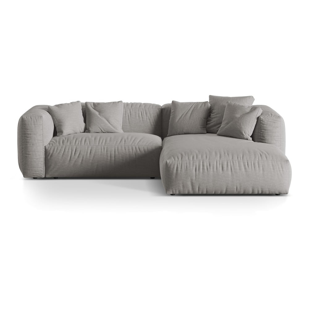 Világosszürke moduláris sarokkanapé (jobb oldali) Martina – Micadoni Home