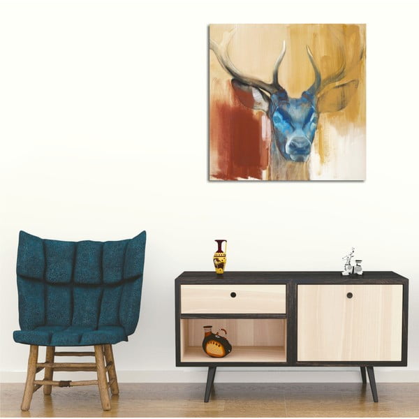Colorful Deer vászonkép, 45 x 45 cm