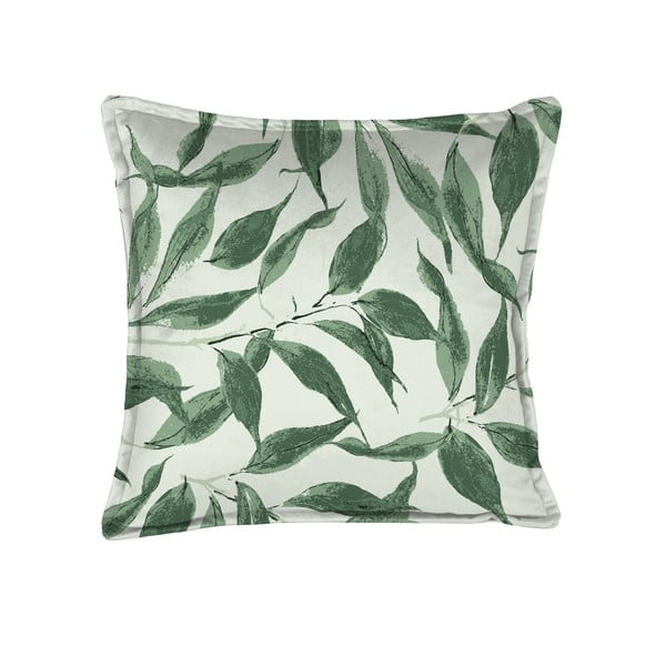 Sage Leaf zöld díszpárna, 45 x 45 cm - Velvet Atelier