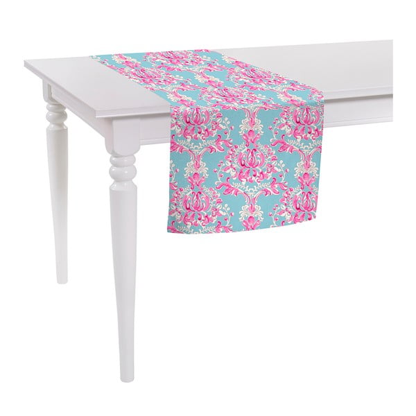 Butterflies kék-rózsaszín asztali futó, 140 x 40 cm - Mike & Co. NEW YORK