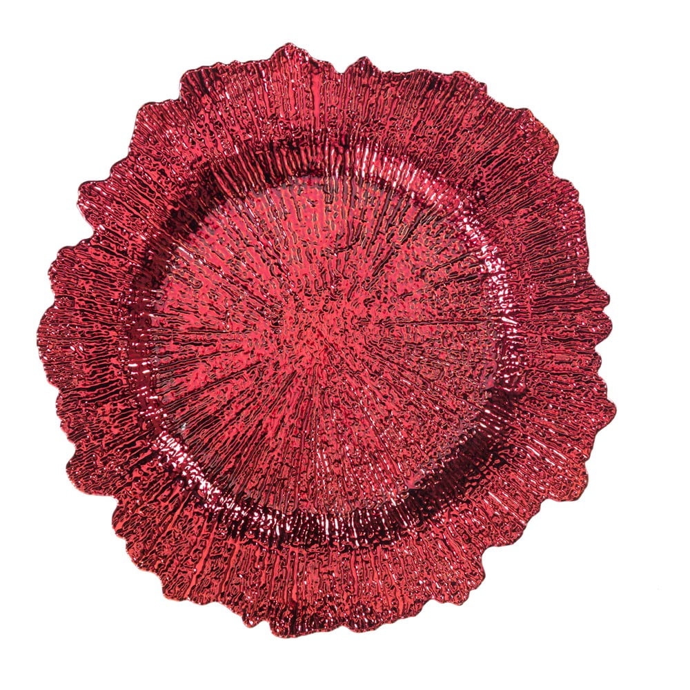 Piros tányér, ⌀ 35 cm - Brandani
