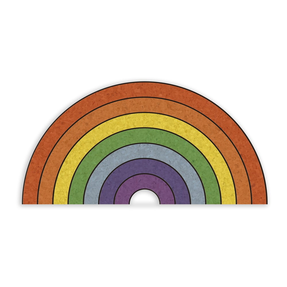 Rainbow parafa üzenőtábla, 70 x 50 cm - Really Nice Things