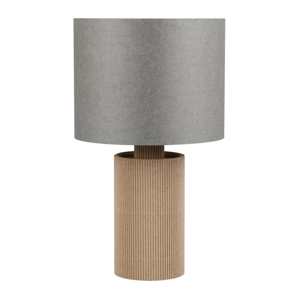 Szürke-bézs asztali lámpa (magasság 28 cm) Canio – Trio