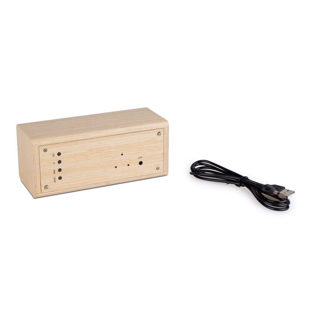 Digitális asztali ébresztőóra Timber – Balvi