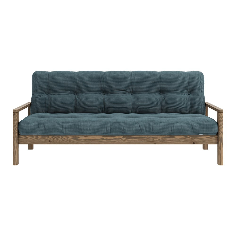 Kék kinyitható kanapé 205 cm knob – karup design