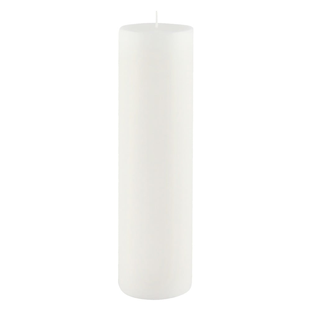 Cylinder Pure fehér gyertya, égési idő 75 óra - Ego Dekor