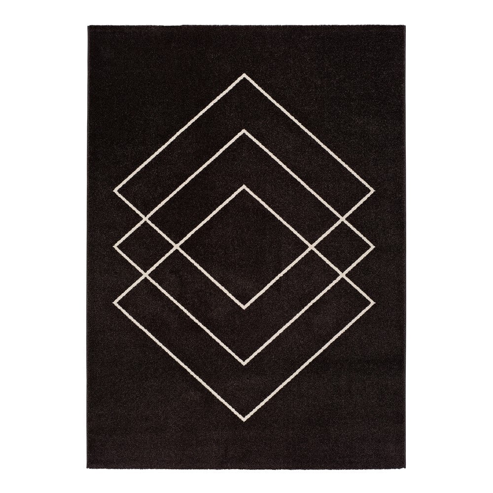 Breda fekete szőnyeg, 230 x 160 cm - universal