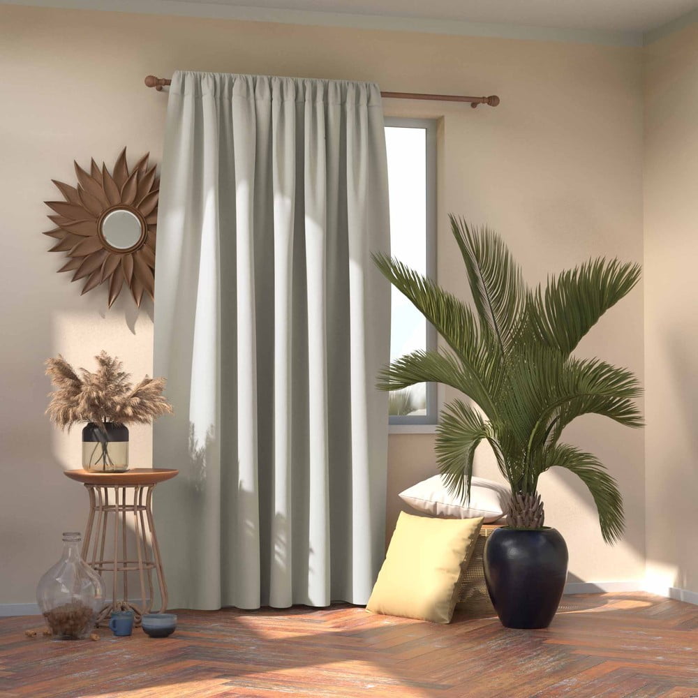 Snowy fehér függöny, 140 x 245 cm - AmeliaHome