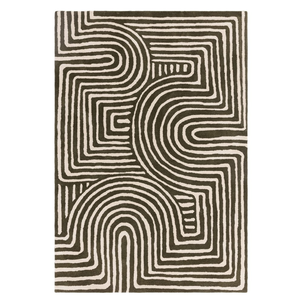 Zöld kézi szövésű gyapjú szőnyeg 160x230 cm reef – asiatic carpets