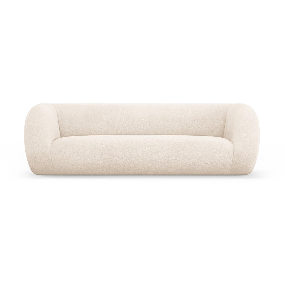 Krémszínű buklé kanapé 230 cm essen – cosmopolitan design