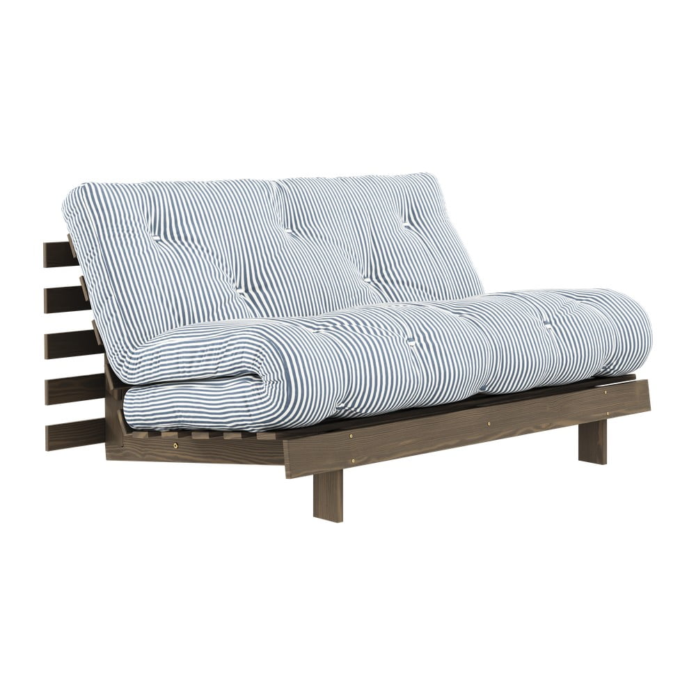 Fehér/világoskék kanapéágy 140 cm Roots - Karup Design