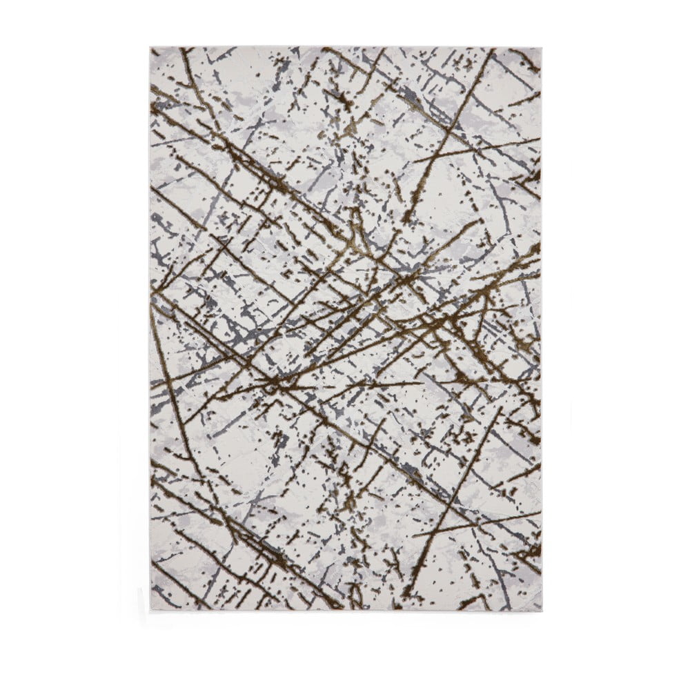 Világosszürke-aranyszínű szőnyeg 160x230 cm artemis – think rugs
