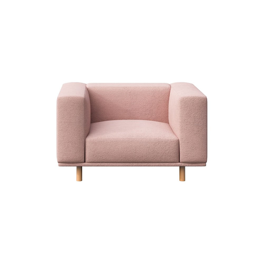 Rózsaszín buklé relaxációs fotel kukumo – ame yens