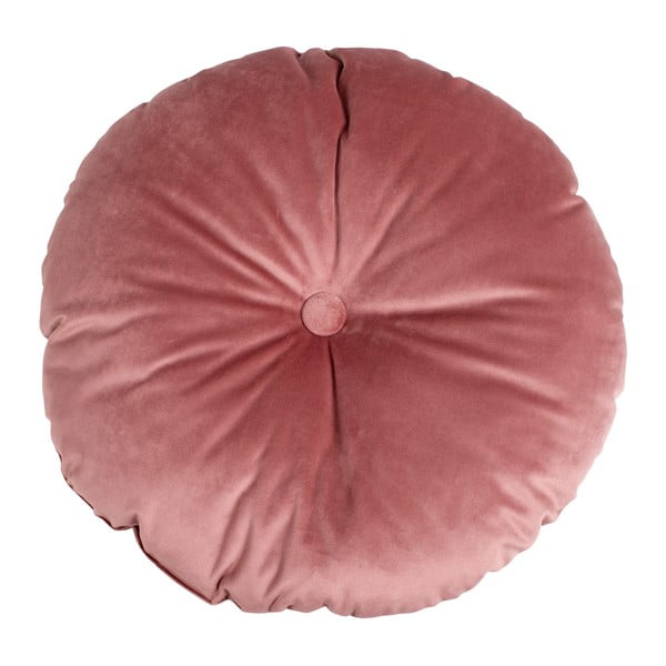 Luso rózsaszín párna bársonyhuzattal, ø 45 cm - House Nordic