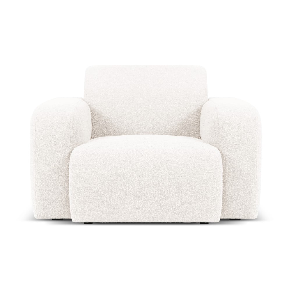 Fehér buklé fotel molino – micadoni home