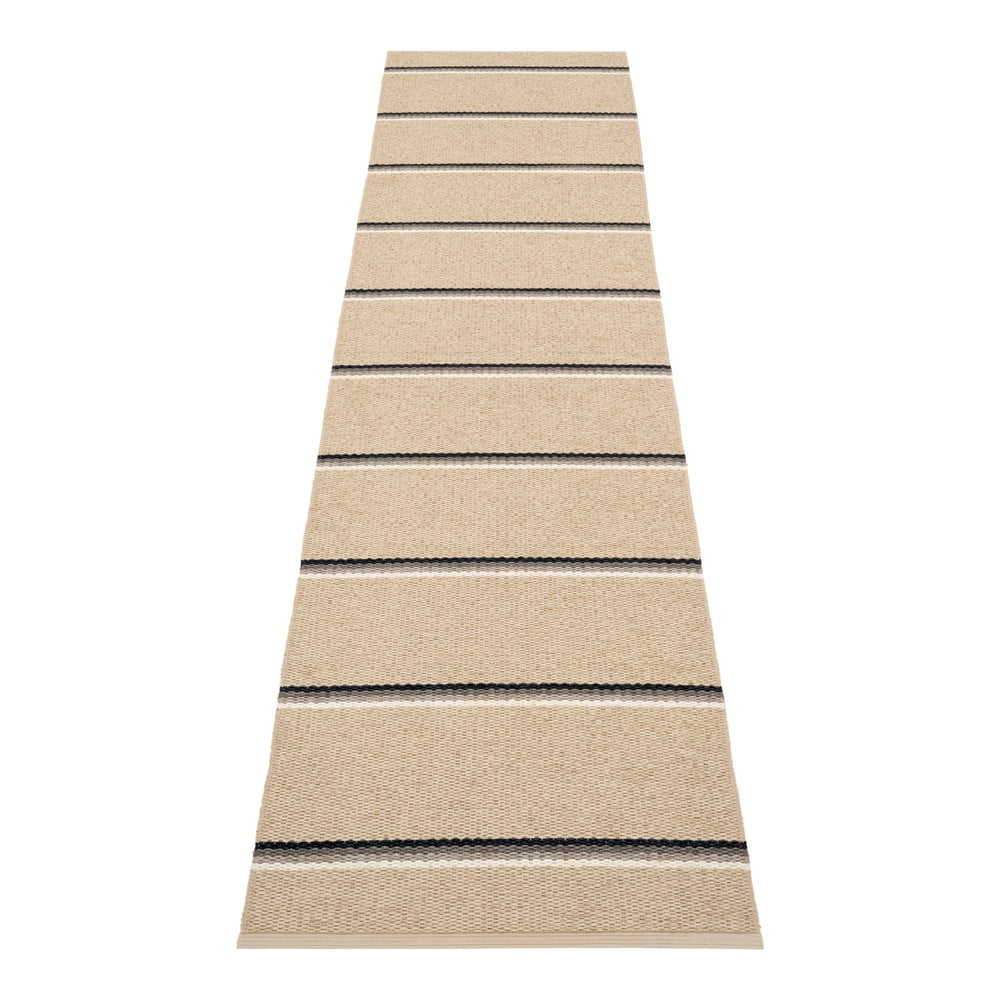 Bézs kültéri-beltéri futószőnyeg 70x300 cm Olle Mud Beige – Pappelina