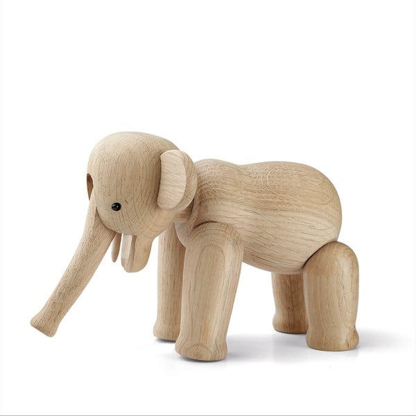 Bojesen Denmark Elephant dekorációs figura tömör tölgyfából - Kay
