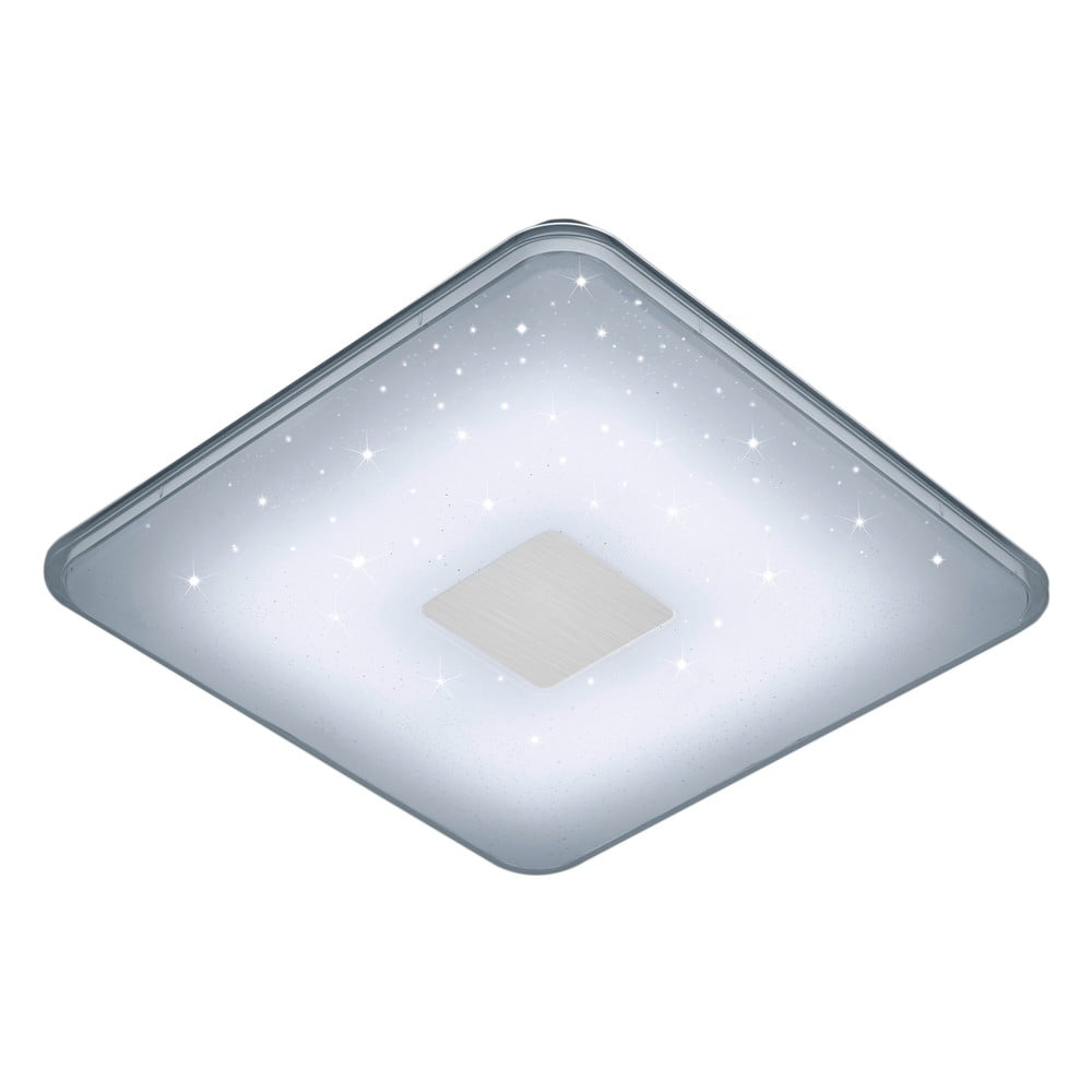 Ceiling fehér négyszögletes távirányítós mennyezeti LED lámpa, 42,5 x 42,5 cm - Trio