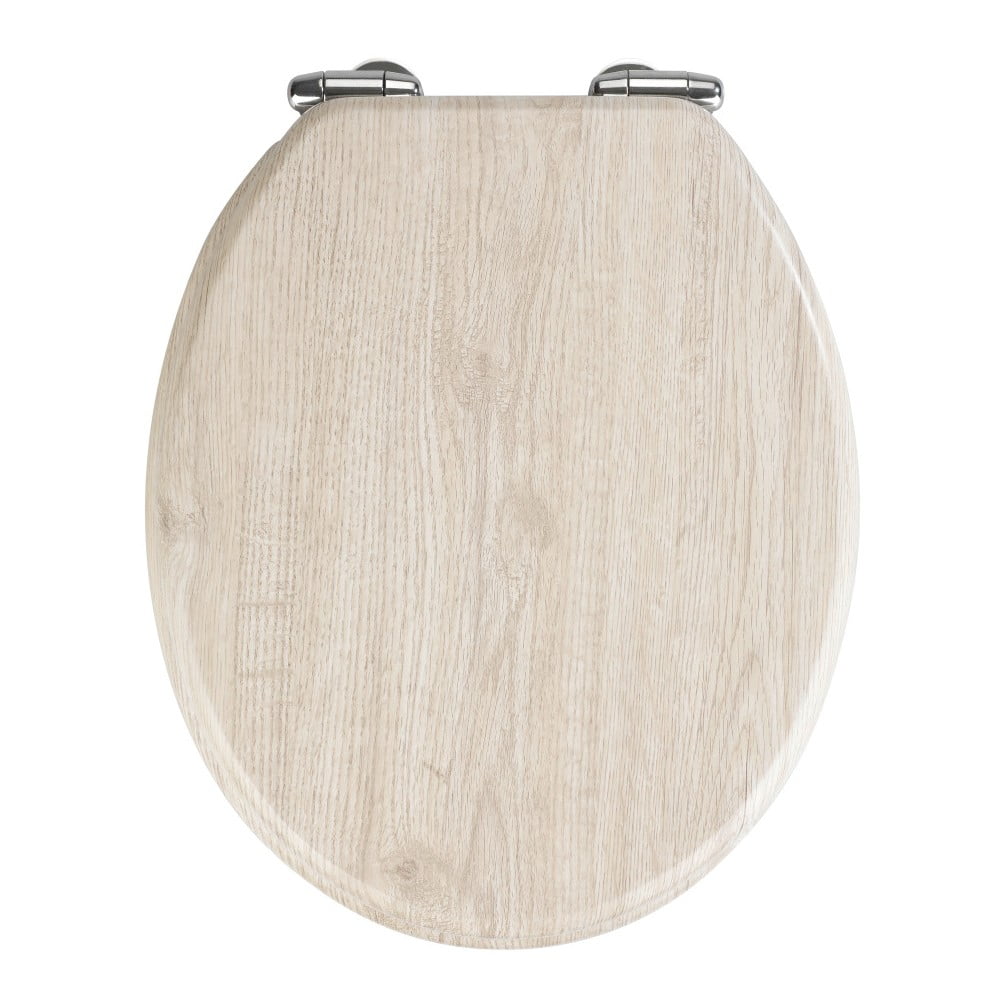 Oak világos WC-ülőke, 42,5 x 35,5 cm - Wenko