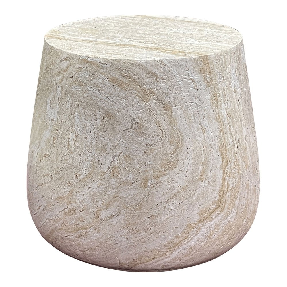 Kő kerek tárolóasztal ø 47,5 cm Bonn – House Nordic