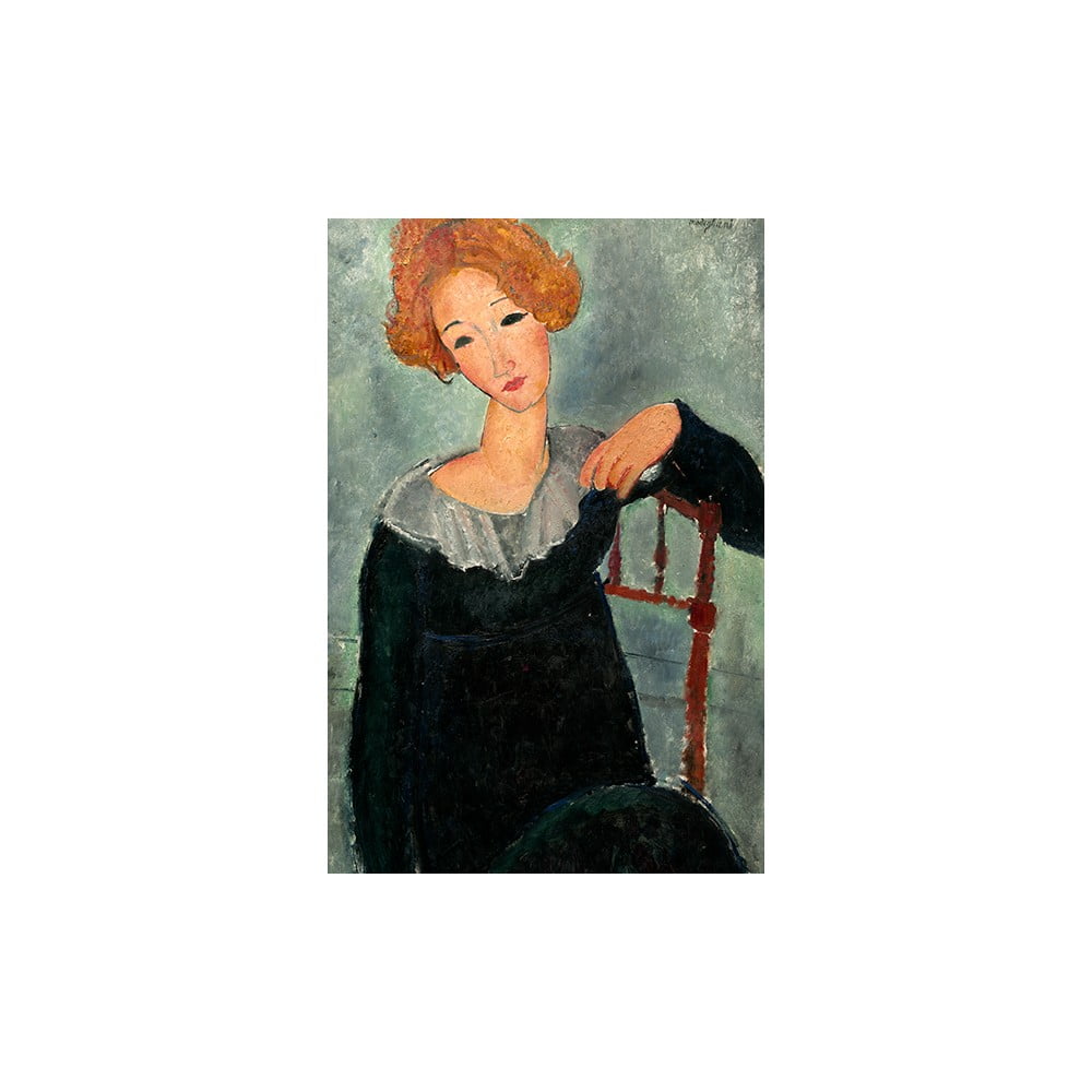 Kép másolat 40x60 cm Woman with Red Hair - Fedkolor