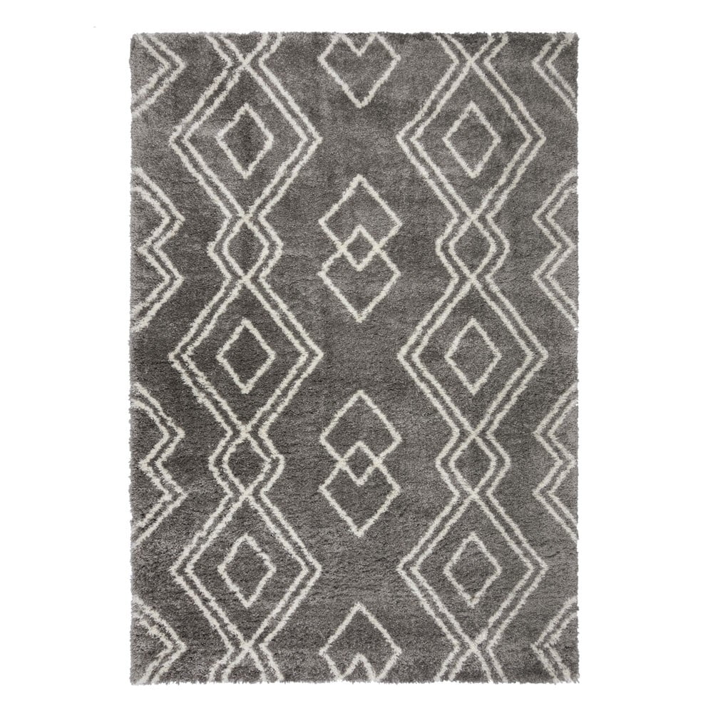 Szürke szőnyeg 200x290 cm atlas berber – flair rugs