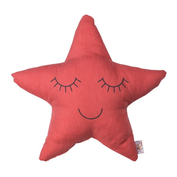 Pillow Toy Star piros pamut keverék gyerekpárna, 35 x 35 cm - Mike & Co. NEW YORK