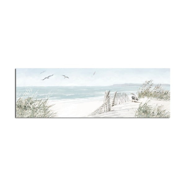 Canvas Watercolor Dune fali kép, 45 x 140 cm - Styler