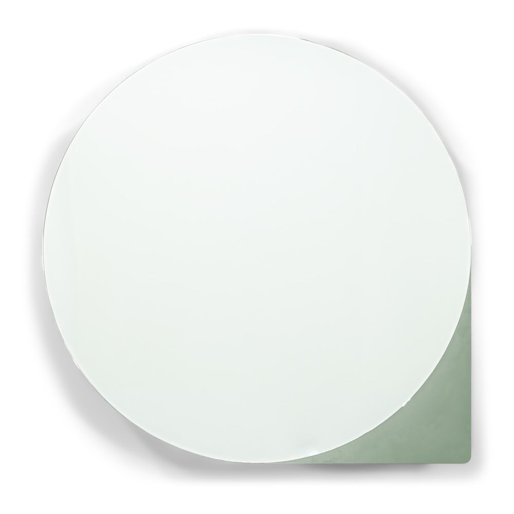 Zöld-szürke fém fali-tükrös fürdőszoba szekrény 55x55 cm sonnet – spinder design