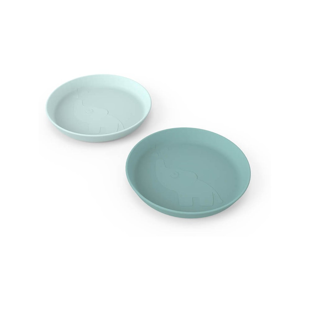 Kék gyerek tányér szett 2 db-os ø 18,5 cm Elphee - Done by Deer