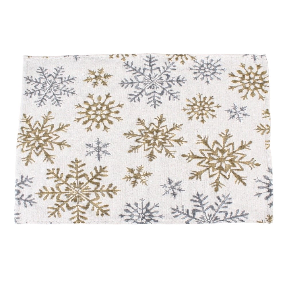 Dakls Snowflakes alátét fehér, 33 x 48 cm
