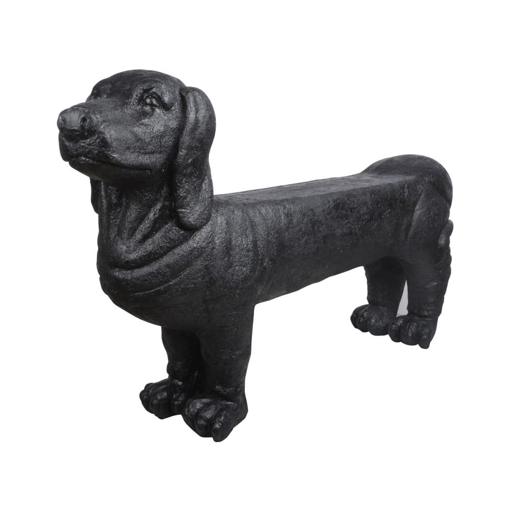 Fekete kerti pad dachshund – esschert design