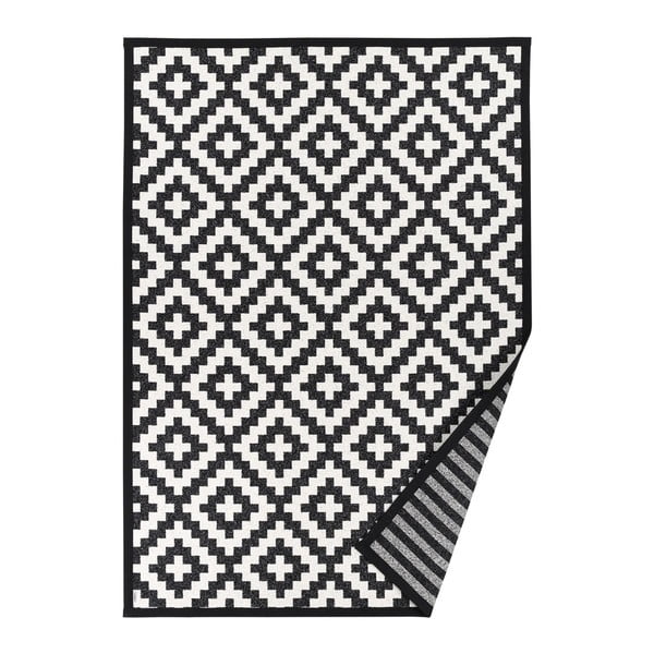 Narma Viki fekete-fehér mintás kétoldalas szőnyeg, 70 x 140 cm - Woodman