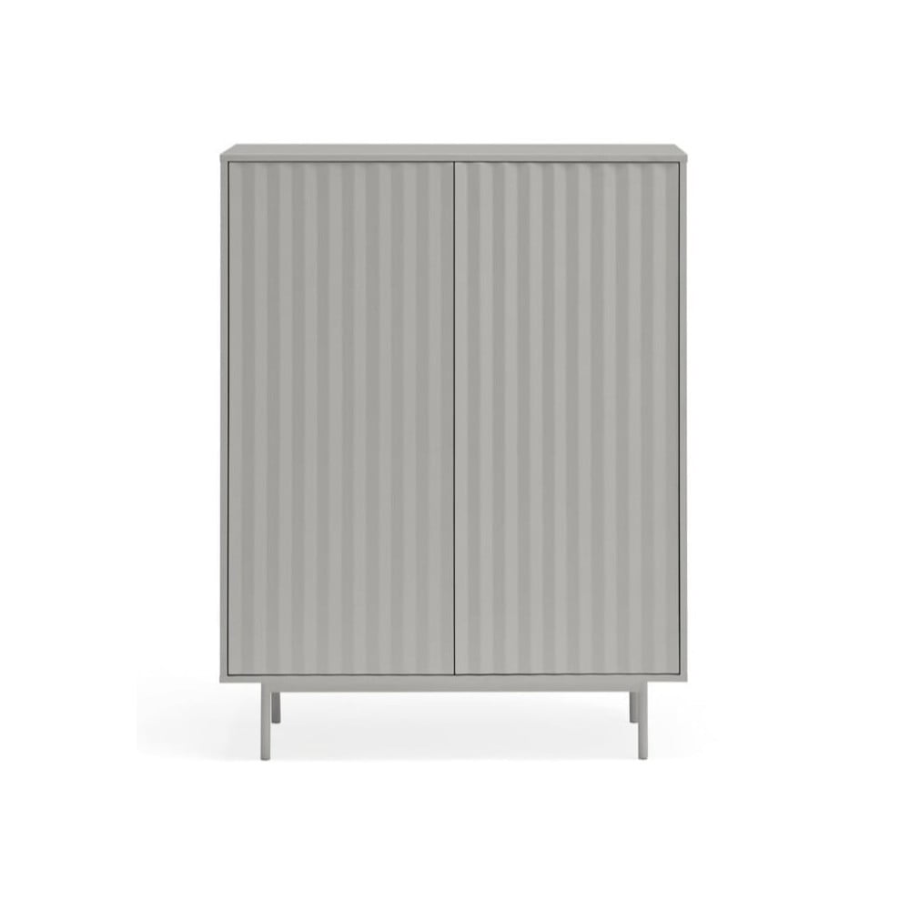 Szürke magas komód 97x130 cm Sierra – Teulat
