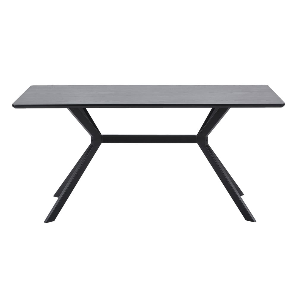 Bruno fekete étkezőasztal, 160 x 90 cm - WOOOD