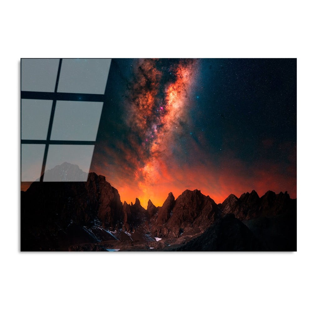 Üveg kép 100x70 cm night sky – wallity