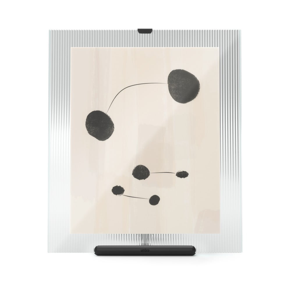 Fekete üveg álló képkeret 26x30,5 cm Flute – Umbra