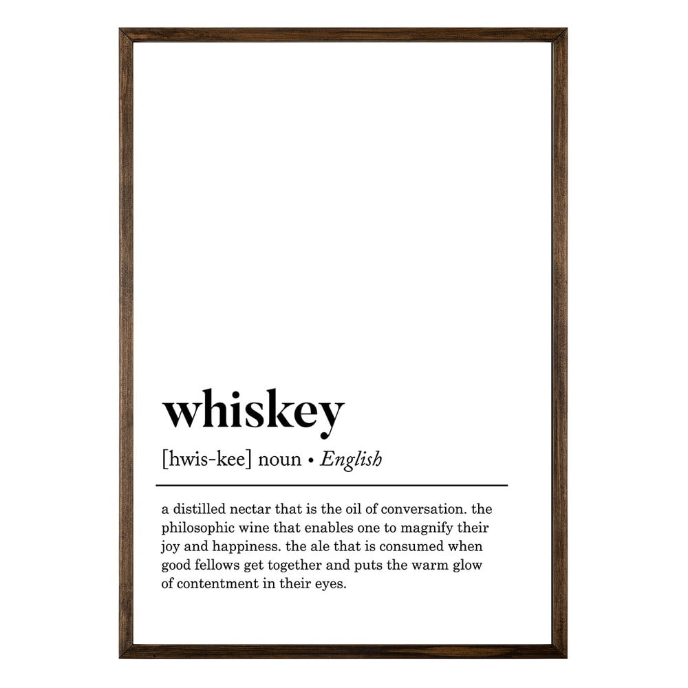 Poszter 50x70 cm Whiskey – Wallity