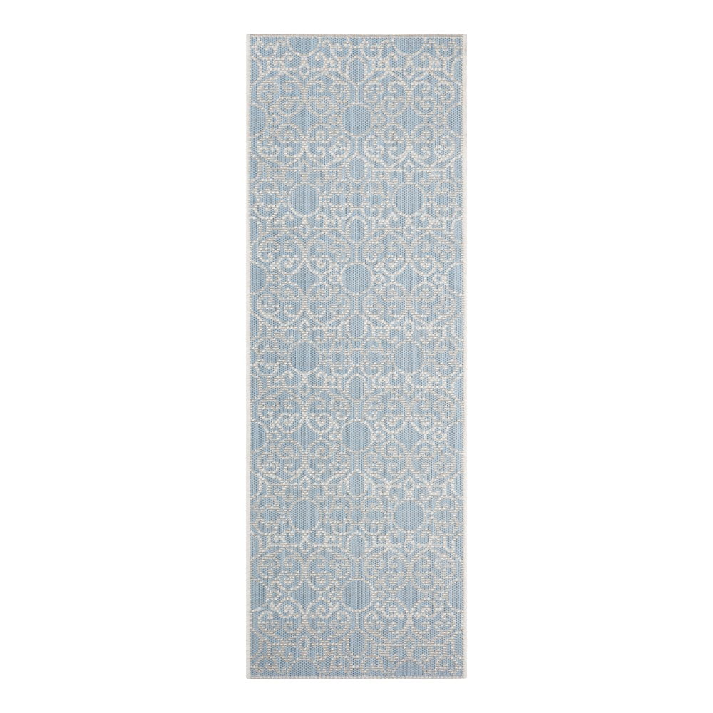Nebo kék-bézs kültéri szőnyeg, 70 x 200 cm - NORTHRUGS